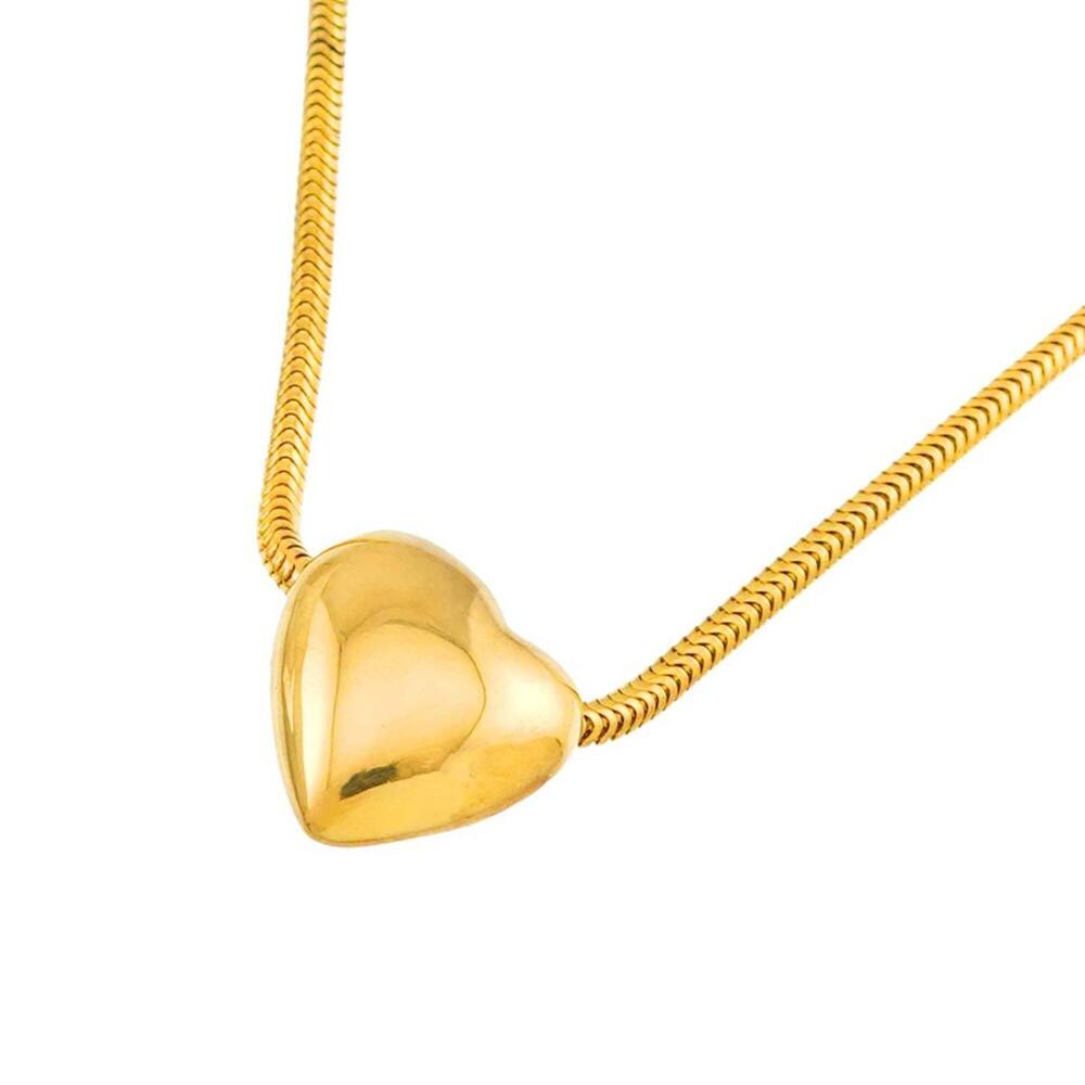 TIFFANY & CO. 18k Gold Heart Necklace